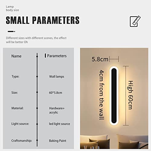Mikeru 60CM Outdoor LED Wall Light - Image 2