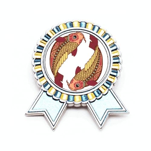 Broche Poissons pour personnaliser un vêtement uni avec la constellation métal M