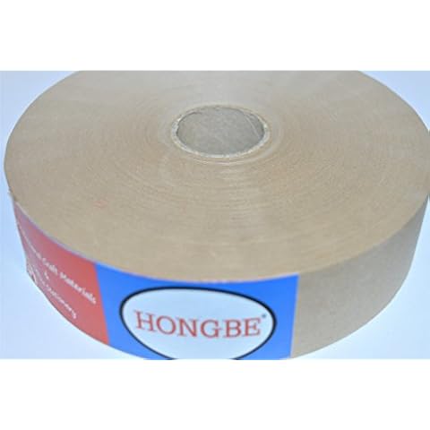 Hongbe Gummed Brown Paper Tape Framing Watercolour Stretching Frammers 36mm X 200 Meter Cover