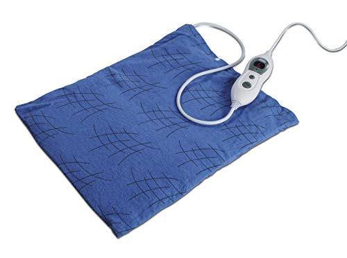 SOLIS Warmtekussen van zacht fleece, 6-traps temperatuurinstelling, digitaal display, thermopad verwarmingskussen (type 226).