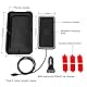 Polmxs Wireless Charger Auto, 2 in 1 15W Schnell Ladestation Auto Handyhalterung Auto Mit Ladefunktion Rutschfester Matt Mit PD 40W Auto Ladegerät für iPhone 15/14/13 Pro/12/11/ Samsung S24/S23/S22