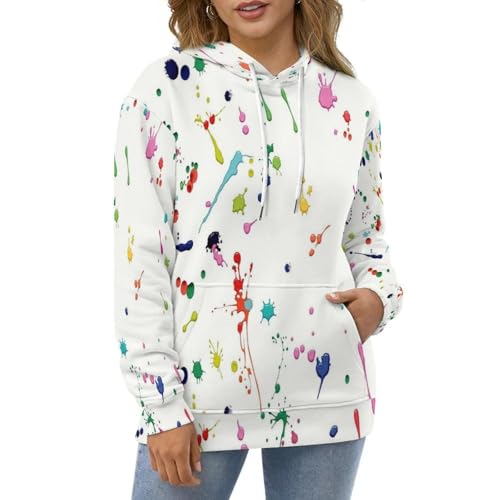 Pull imprimé en 3D abstrait sweat à capuche mode multicolore unisexe - 3