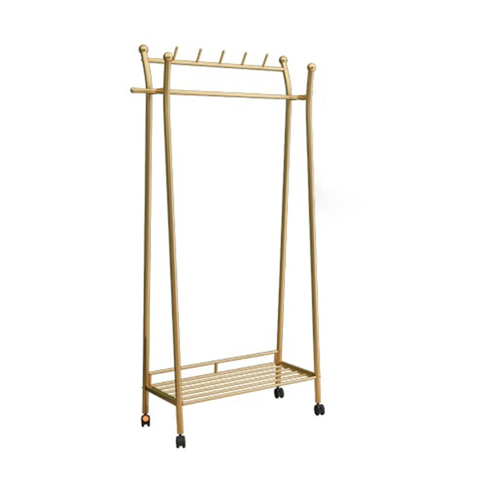 Dh2yjnbf3 Standing Nordic Clothes Hanger Floor Bedroom Underwear Hat Rack Storage Home Simple Multifunctional Hallway(Small)