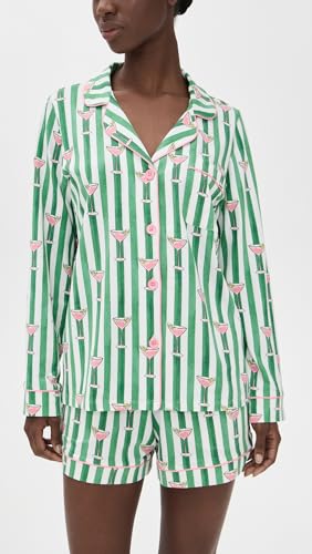 BedHead PJs Women's Long Sleeve Cotton Knit Boxer Pajama Set2