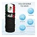 Funny Text Mexico Flag Neck Gaiter Shield Scarf Fashion Balaclava Headwear Bandana Face Mask Seamless For Men Women Motorcycle