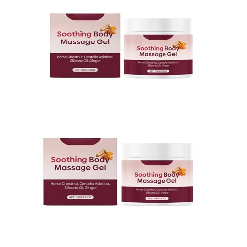 ボディマッサージジェル100グラム/3.53オンス-生姜と栗を含む植物配方の専門マッサージ潤滑剤 (2)