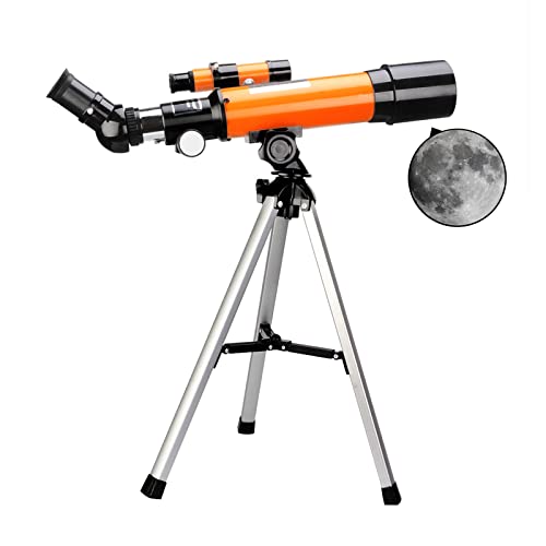 Telescopio refractor para niños, 50 mm apertura, 360 mm focal miniatura 1