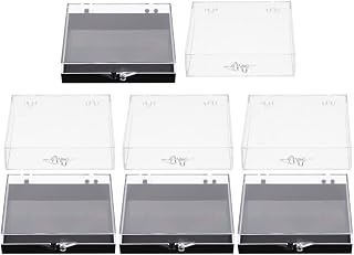 8pcs Box Box Square Fake Nails Fake Nail Container para Guardar Nail Holder Artificial Nails Case Fake Nail Tips Holder Nail Tech Storage Pp Clamshell Suite