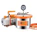 BACOENG 1 1/2 Gallon Vacuum Chamber Kit with 3.6 CFM 1 Stage Vacuum Pump HVAC