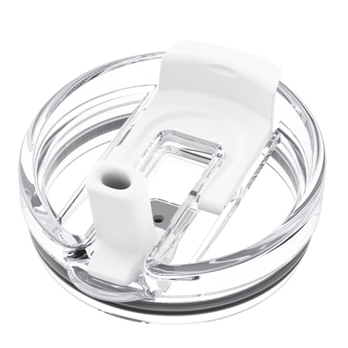 Zenbo 2-in-1 Replacement Lid Press-In Leakproof Flip Straw & Sip Top Compatible for Yeti 30oz/35oz/42oz Tumbler Lids Fit for Hydraflow/Hydrapeak 40oz and REDUCE 40oz/50oz Tumblers