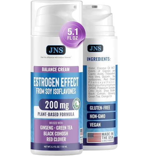 Joellyne Naturals Phytoestrogen Cream with Soy Isoflavones and Herbal Extracts, 5.1 oz