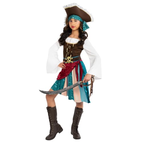 Morph, Boho Girl Pirate Costume, Girls Halloween Costume, XL