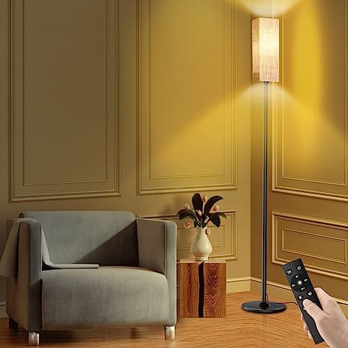 フロアライト LED スタンドライト 間接照明 LED フロアランプ 12W スマート電気スタンド 無線式リモコン タイマー 自動...