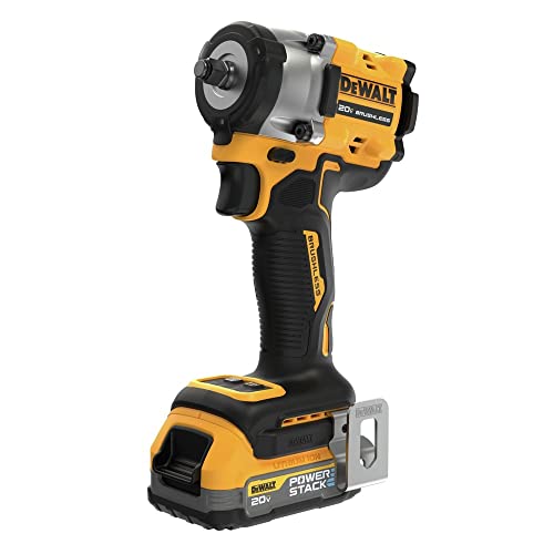 Boulonneuse Dewalt 20V Max 3/8'' avec batterie Powerstack et bague de retenue hog ring - 3