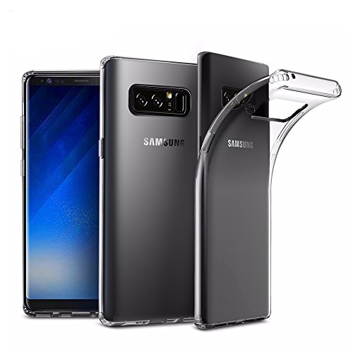 KP TECHNOLOGY Galaxy Note 9 Clear Case Ultra Thin Transparent Silicone Gel Cover for Samsung Galaxy Note 9 (Samsung Galaxy Note 9, Clear)