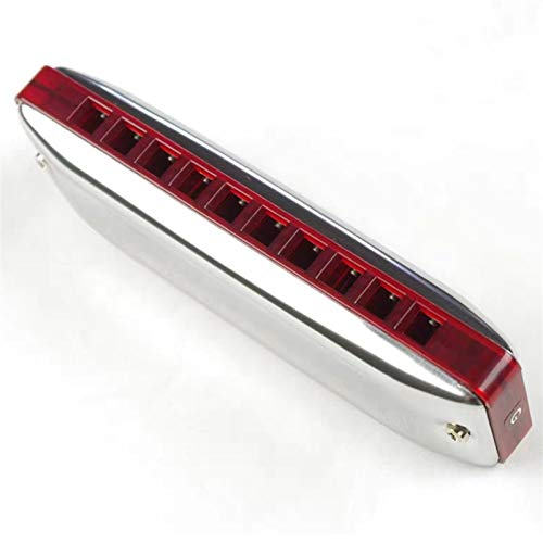 KIRANDIE Harmonica diatonique 10 Trous Solo Harp clés C Couverture en Acier Inoxydable ABS Peigne (Color : Key Low F) - Les Beatles, Paul McCartney, John Lennon, RIngo Starr, George Harrison KIRANDIE Harmonica diatonique 10 Trous Solo Harp clés C Couverture en Acier Inoxydable ABS Peigne (Color : Key Low F) – Image 3