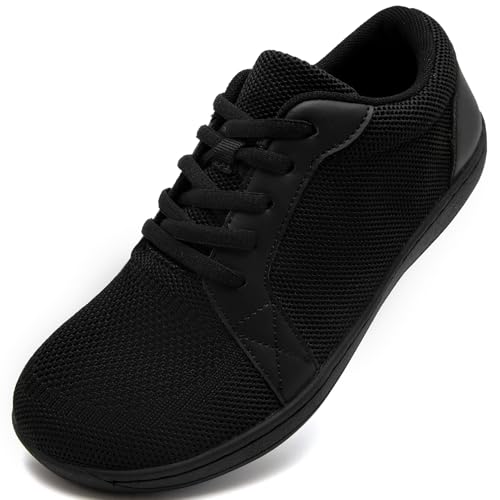VLHGCG Barfußschuhe Damen mit Breiter Zehenbox Atmungsaktive Sportschuhe für...
