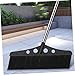Healeved Heavy Duty Detachable Push Broom for Outdoor Cleaning Ergonomic Handle Stainless Steel Garden Sweeper for Garage and Indoor Use