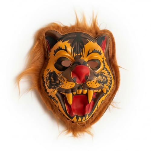 Image of eCraftIndia Plastic Animal Face Mask for Holi Halloween Party | Perfect for Kids Children Young Adults | Pack of 1