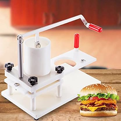 Kommerzielle Burgerpresse Edelstahl in Lebensmittelqualität Kommerzielle Hamburgerpresse Patty Maker Home Große Manuelle Burgerformmaschine PE-Material Burgerpresswerkzeug Für Hamburger Fisch Burger – Bild 3