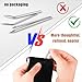 NQEUEPN 4pcs Baseball Lacing Needle, Handy Glove Shoelace Relacing Kit Leather Lacing Needle Precise Mitt Needle Curved Needles Tool for Softball Baseball Glove Lace Repair