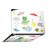 Surface Laptop 第7世代 13.8 インチ 用 スキンシール 全面スキンシール フル laptop7用 背面 底 ステッカー 保護シール キャラクター かわいい 016340 あじさい 梅雨 花 かえる
