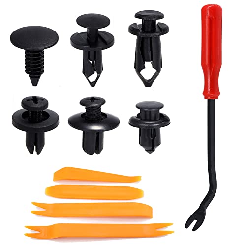 ZTOWOTO 100 Stück Auto Befestigungsclips - 6 Größen Mit Werkzeug