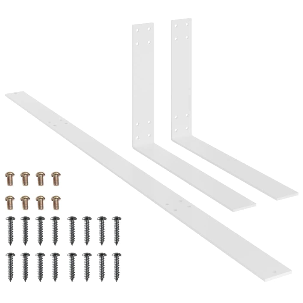 vidaXL Respaldo para Sofá de Palets Jardín Patio Terraza Balcón Sala de Estar Salón Espalda Accesorio Robusto Duradero 110 cm Hierro Blanco