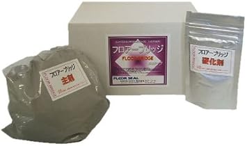 Amazon フロアーシール フロアーブリッジ ｓｓタイプ 540g エポキシ樹脂 凹凸面補修 亀裂補修 クラック補修 ひび割れ補修 目地補修 コンクリート補修剤 駐車場補修 建築 住宅資材