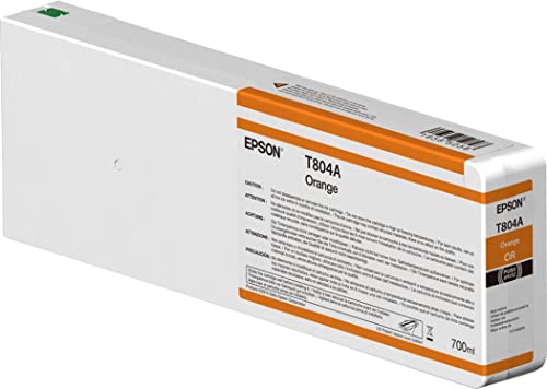 Preisvergleich Produktbild Epson C13T804A00 Tintenpatrone, Singlepack T804A00, ultrachrom / orange