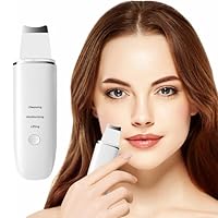 Skin Scrubber, Ultraschallpeelinggerät mit 3 Modi, Gesichts Ultraschall Ultraschallgerät, Mitesserentferner Porenreiniger für Gesichtsreinigung Gesichtspflege, Elektrischer Mitesser-Schaufel