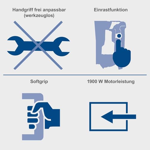 Foto von Scheppach Abbruchhammer AB1900 Bohrhammer Betonhammer | 60J Schlagkraft | 1900W Leistung | 390 mm inkl. Spitz- und Flachmeißel und Transportbox