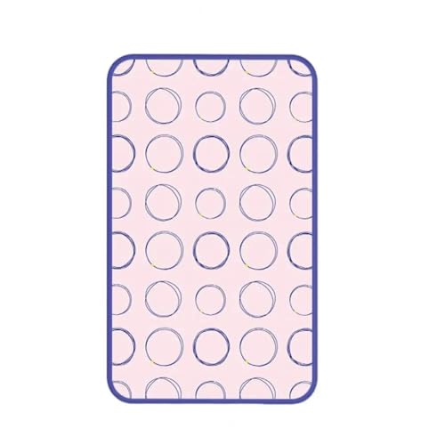 Esterilla de planchar plegable, tabla de planchar alternativa, esterilla de planchar portátil, ideal for viajes, for lavadora y secadora de encimera. Para Planchar Con Vapor Sobre La Mesa(Pink 70cm x