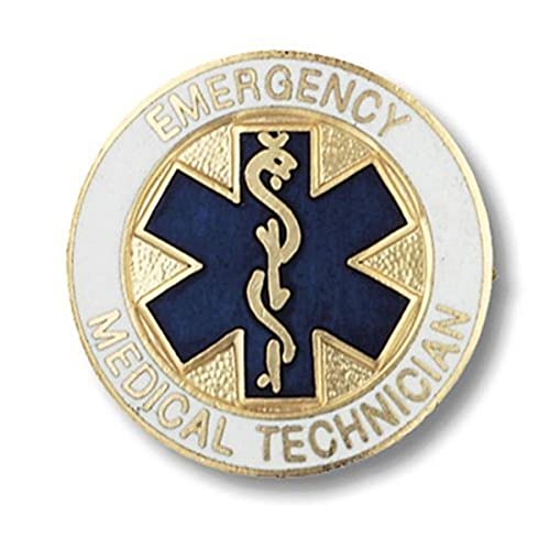 Image of Prestige Medical Emblem Pin, Emergency Medical Technician, Star of Life