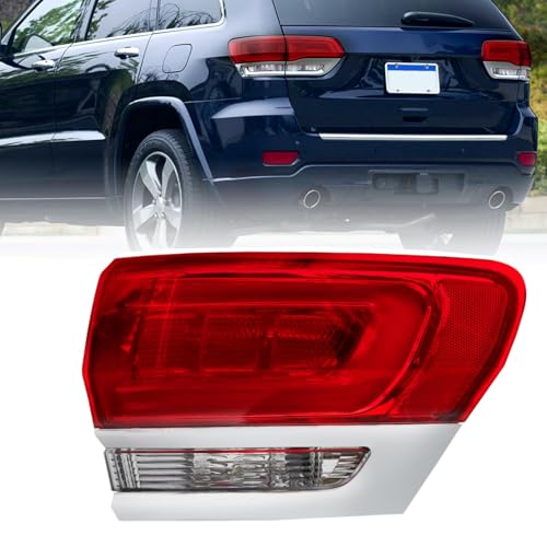 LEAVAN Right tail Light Fit for 2014-2021 Jeep Grand Cherokee Laredo/Limited/Overland/Summit, Tail Lamp Assembly Replacement Halogen Type (Right Passenger Side)