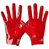 Cutters Rev Pro 5.0 Receiver Gloves Solid Red L