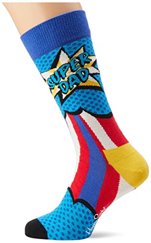 Happy Socks Super Dad Socke, Socken Herren, blau, 41-46 Cover