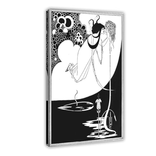 The Climax Aubrey Beardsley cadre à suspendre salon affiche Oscar Wilde Salome toile