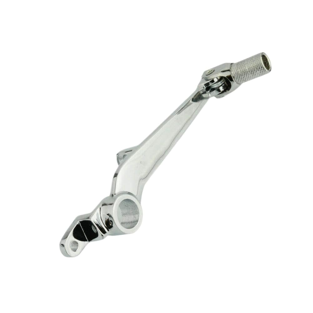 Kzcetcgam Chrome Folding Brake And Shift Pedal Foot Lever Compatible With Suzuki Gsxr600 2001 2002 2003 Gsxr750 2000 2001 2002 2003 Gsxr1000 2001 2002 2003 2004(Chrome)