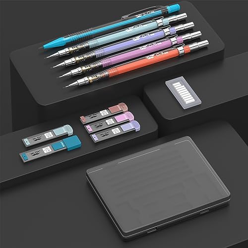 Image of Mr. Pen- Pastel Mechanical Pencil Set, 5 Mechanical Pencils (0.3, 0.5, 0.7