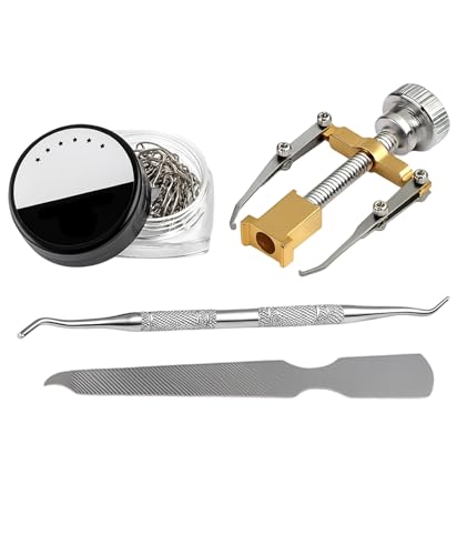 4Pieces Ingrown Toe Nail Remover, Professional Toe Nail Corrector Kit with 4Pieces, Ingrown Toenail Correction Tool for Home Foot Care, Includes Corrector, Double-Ended Pick, Nail File, and Corrective Wire