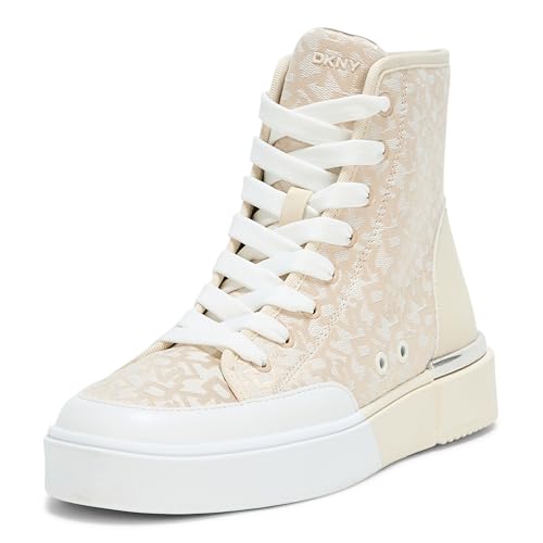 DKNY Women's Bitsy Logo High Top Sneaker