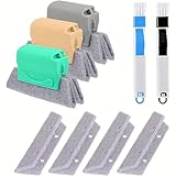 Pack Cepillos Limpieza Hogar Limpia Ventanas | Cepillo Limpieza Hogar y Cepillo de Limpieza para Rieles | Cepillo Juntas, Persianas y Ranuras Difíciles