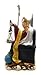 RUSTIX Santa Muerte Statue, La Santa Muerte Figurine, Saint of Holy Death, Sacred Symbol of Protection and Spirituality, Seated Religious Decor, Muerte de la Muerte Altar Piece (Multicolor)