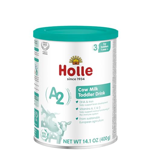Image of Holle Organic Cow Milk Toddler Drink, 14.1 OZ (14 Ounces, A2)