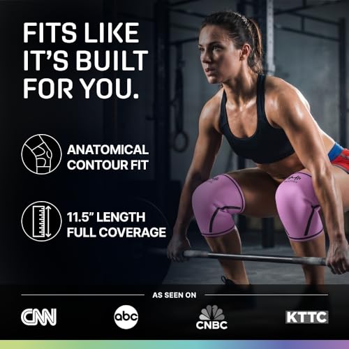 Image of Modvel Strength 7mm Knee Sleeves (Pair) for Weightlifting & Powerlifting (USPA, IPL Approved) | High-Performance Knee Compression Support For Squats, Weight Lifting - Men and Women