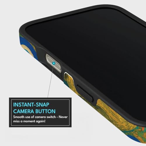 Image of MILLION CASES Back Cover Case for iPhone 15 Pro Scratch Resistant Anti-Slip Polycarbonate Shockproof Protective Durable Phantom Grin Crystal Case for Men & Boys