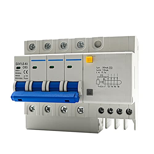 Disjoncteur miniature AC400V de haute précision pour réseau domestique 4P
