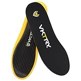 VKTRY Performance Insoles - Gold VKs - Carbon Fiber Shock Absorbing Sport Shoe Insoles for Pro...