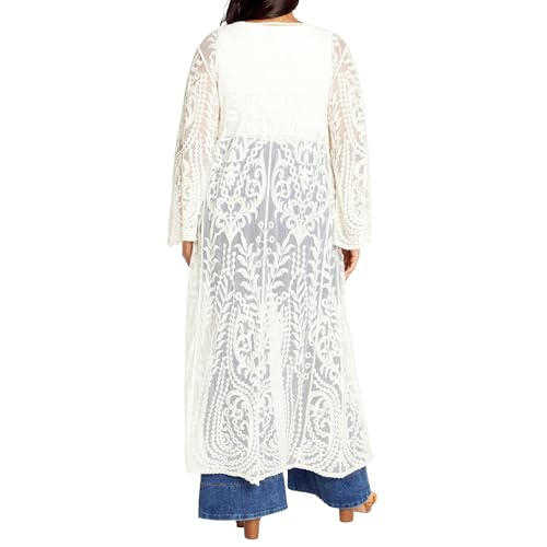 Image of City Chic Women's Plus Size Pretty Thing Duster